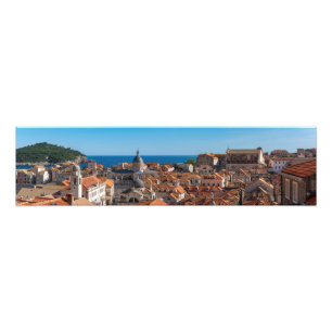 Panorama der Stadt Dubrovnik - Kroatien Fotodruck