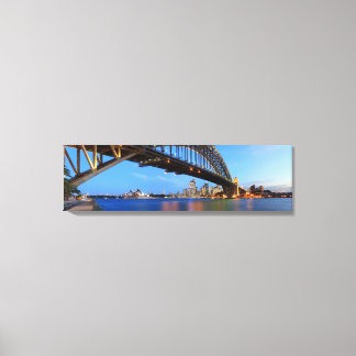 Panorama der Sydney Harbour Bridge, Sydney Opera Leinwanddruck