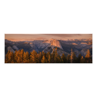Panorama des Halbkuppels und der Hohen Sierra Fotodruck