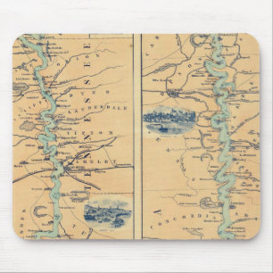 Panorama des Mississippi-Tals Mousepad