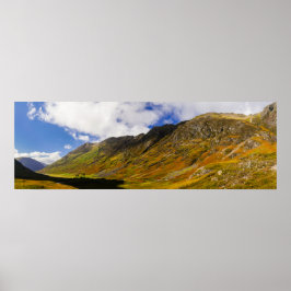 Panorama des schottischen Highlands Poster