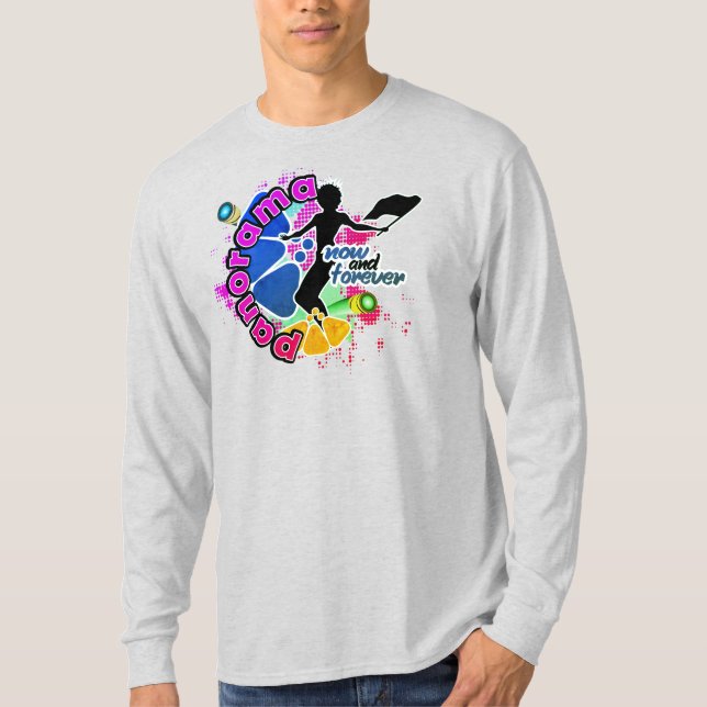 Panorama-FlaggeFrau Souvenir T-Shirt (Vorderseite)