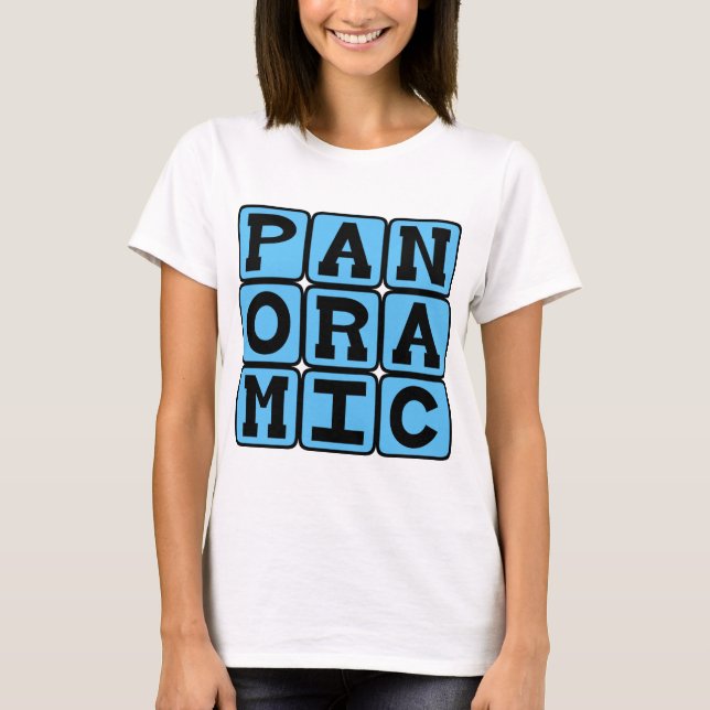 Panorama, Fotostil T-Shirt (Vorderseite)