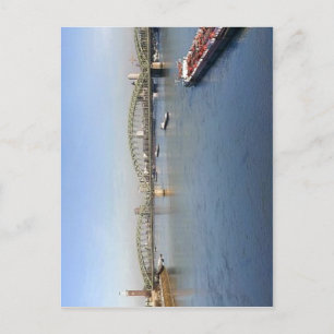 Panorama Köln , Deutschland. Ansicht von Deutzer B Postkarte