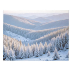 Panorama Landschaft Berge Panoramasicht Natur Eis Notizblock