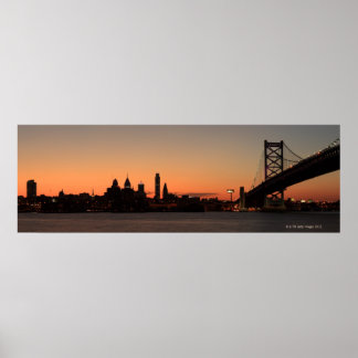 Panorama Philadelphia, Pennsylvania Poster
