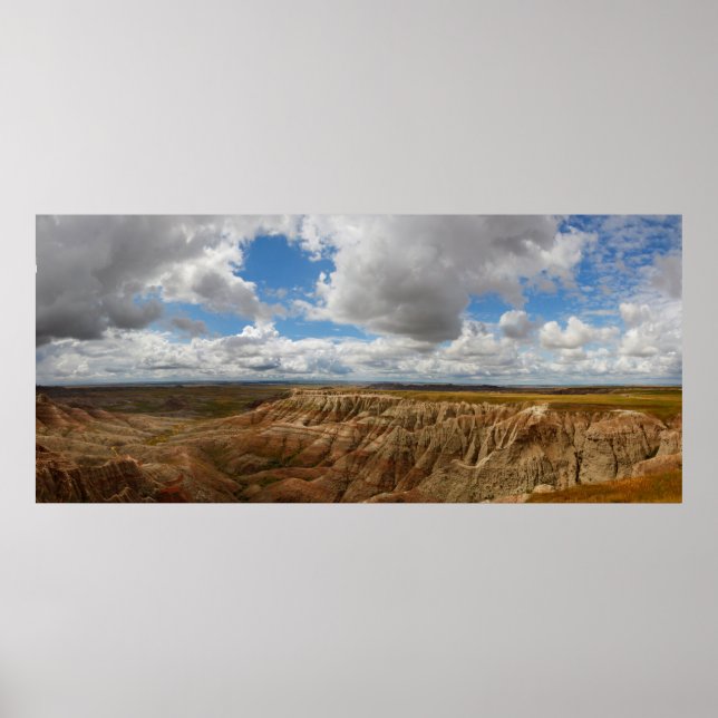 Panorama Point, Badlands National Park, SD Poster (Vorne)