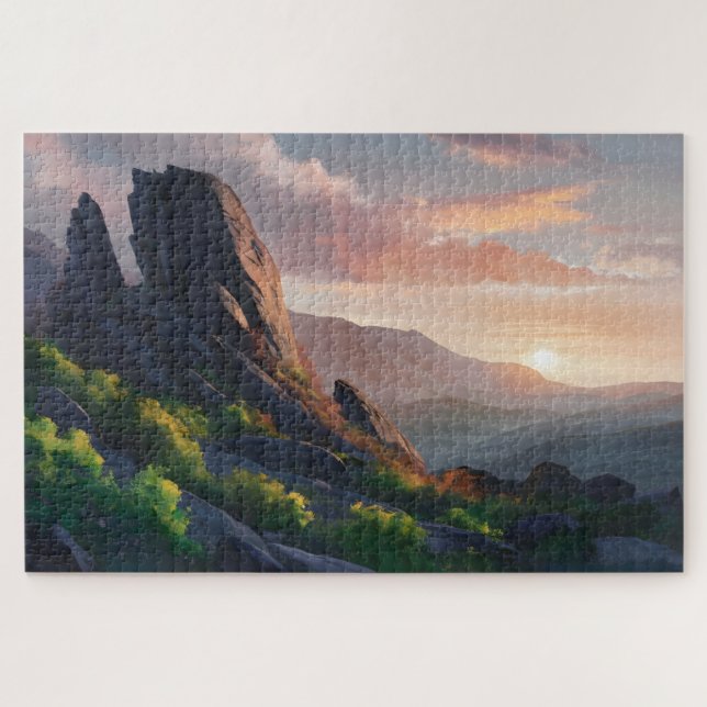 Panorama-Puzzle Sonnenuntergang Puzzle (Horizontal)