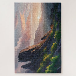 Panorama-Puzzle Sonnenuntergang Puzzle
