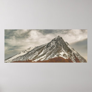 Panorama-Schneeande-Berglandschaft, ushuaia Poster