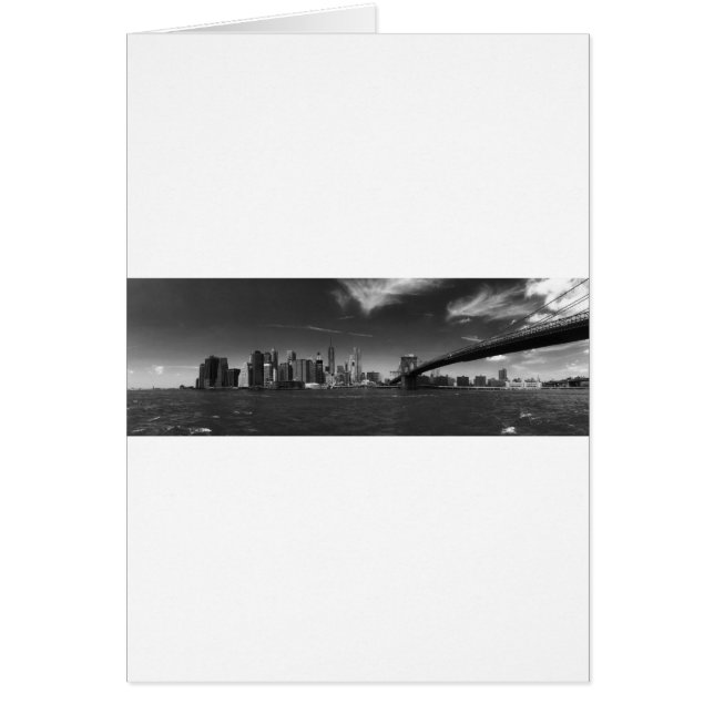 Panorama-Schwarz-weiß Brooklyn (Vorne)