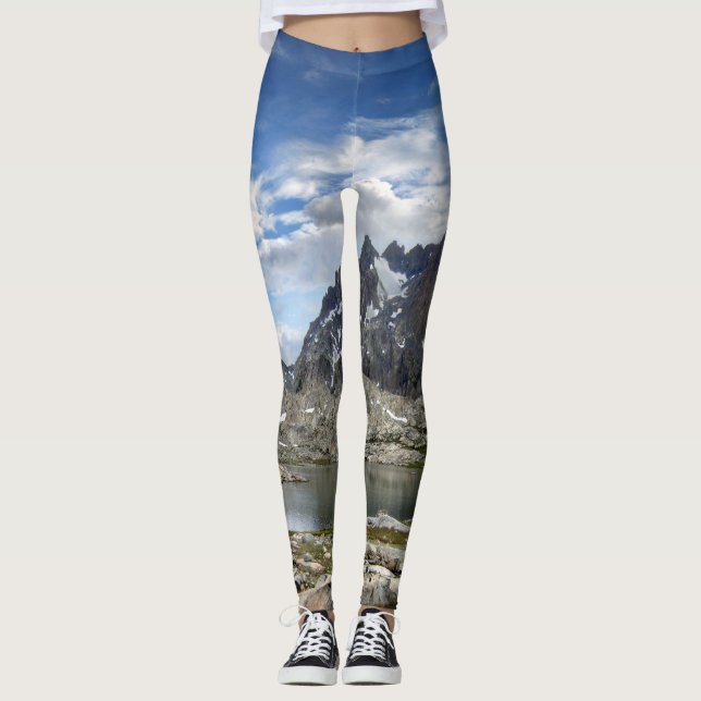 Panorama-Seen Obere und Mittelwindsee - Sierra Leggings (Vorderseite)