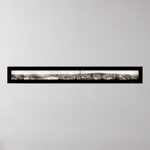 Panorama Spokane WA Foto 1902 Poster