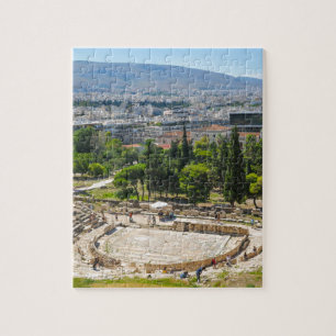 Panorama von Athen, Griechenland Puzzle