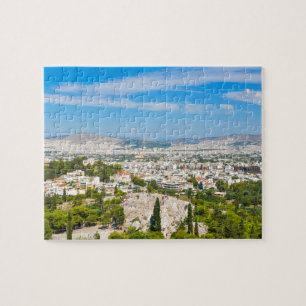 Panorama von Athen, Griechenland Puzzle