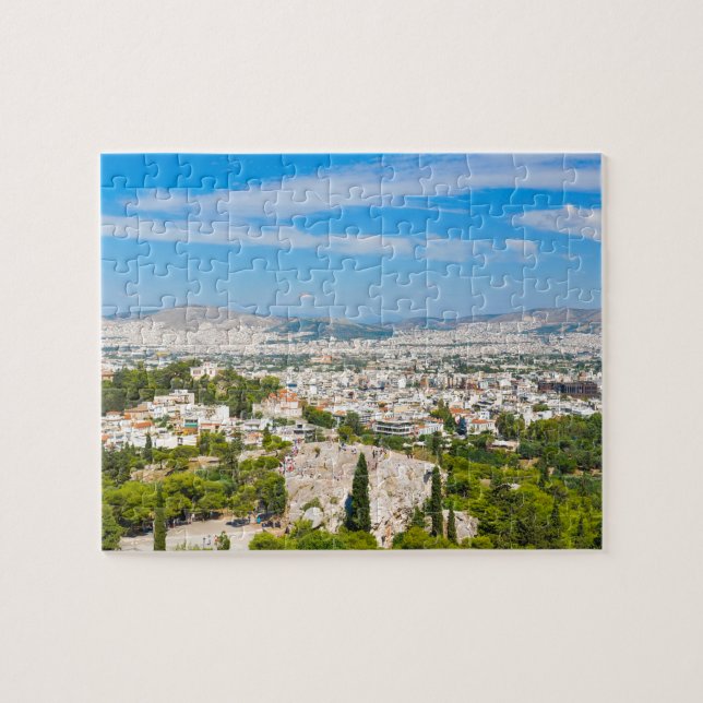 Panorama von Athen, Griechenland Puzzle (Horizontal)