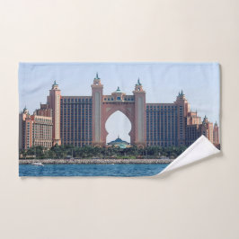 Panorama von Atlantis the Palm, Dubai Handtuch
