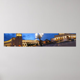 Panorama von Eriwan Poster