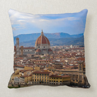 Panorama von Florenz in Toskana - Italien Kissen