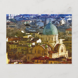 Panorama von Florenz, Italien Feiertagspostkarte