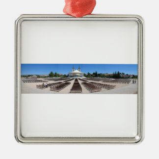 Panorama von Medjugorje Ornament Aus Metall