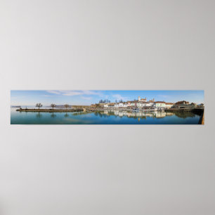 Panorama von Rapperswil St. Gallen in der Schweiz Poster