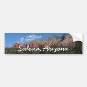 Panorama von Red Rocks in Sedona Arizona Autoaufkleber