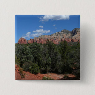 Panorama von Red Rocks in Sedona Arizona Button