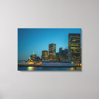 Panorama von San Francisco auf Leinwand | Stadtlic
