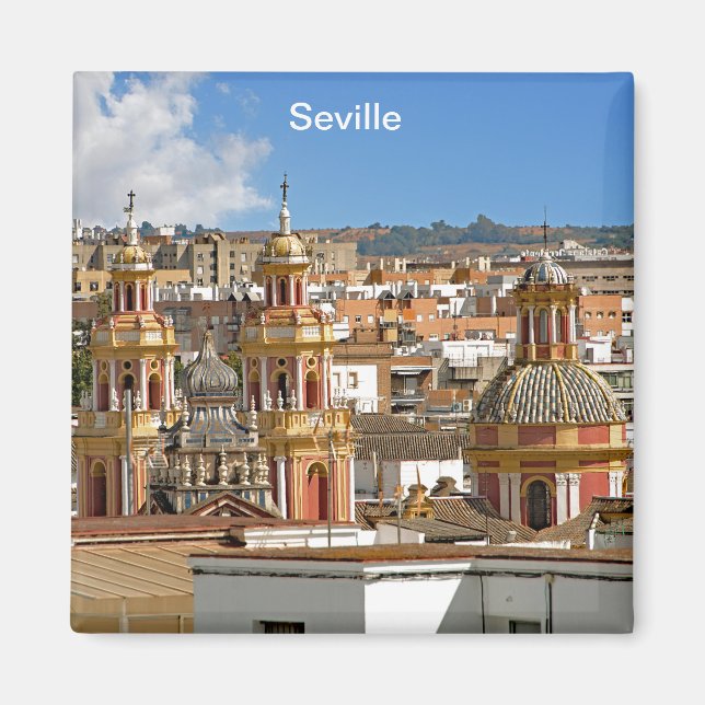 Panorama von Sevilla. Magnet (Vorne)