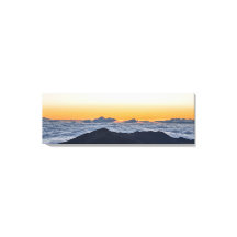 Panoramaaufgang in Haleakala auf gewickeltem Leinw