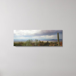 Panoramaaussicht auf Arizona Monsun Landschaft Leinwanddruck