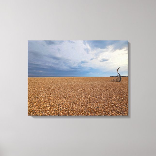 Panoramaaussicht auf den Hastings, Leinwand (Vorderseite)