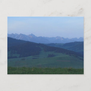 Panoramaaussicht auf den Sonnenaufgang Postkarte