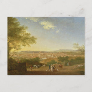 Panoramaaussicht auf Florenz von Bellosguardo, 17 Postkarte