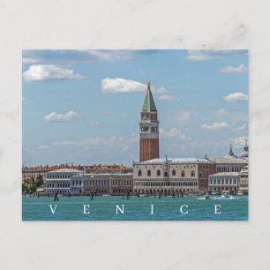 Panoramaaussicht auf Venedig Postkarte