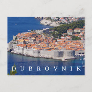 Panoramaaussicht nach Dubrovnik Postkarte