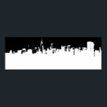 Panoramaausstellung New York City Pop Art Poster<br><div class="desc">Schwarz & Weiß Pop Art Art New York City Panorama Kunstwerk</div>