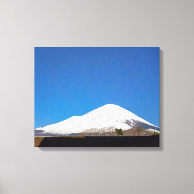 Panoramabild zum Fuji © Leinwanddruck (Vorderseite)