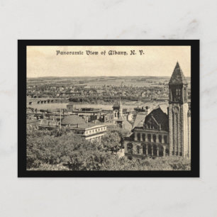 Panoramablick, Albany 1910 Vintage Postkarte