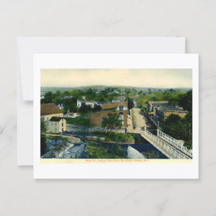 Panoramablick auf Clinton NJ 1910er Jahre Postkarte
