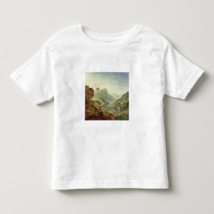 Panoramablick auf dem Rhein (Paare mit 59649) Kleinkind T-shirt