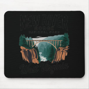 Panoramablick auf den New River Gorge Nationalpark Mousepad