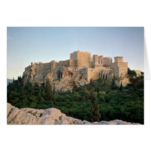 Panoramablick auf die Akropolis (Vorderseite (Horizontal))