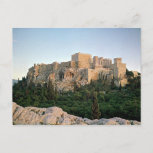 Panoramablick auf die Akropolis Postkarte