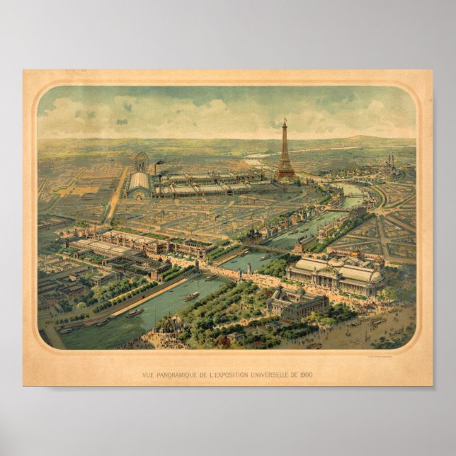 Panoramablick auf die Ausstellung Paris Franc im J Poster (Vorne)