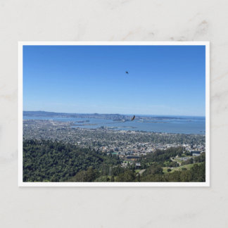Panoramablick auf die Skyline von San Francisco Postkarte