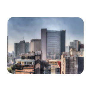 Panoramablick auf die Stadt Mexiko Magnet