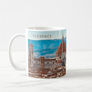 Panoramablick auf Florenz Italien Kaffeetasse