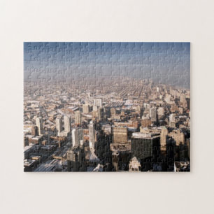 Panoramablick der Stadt Puzzle